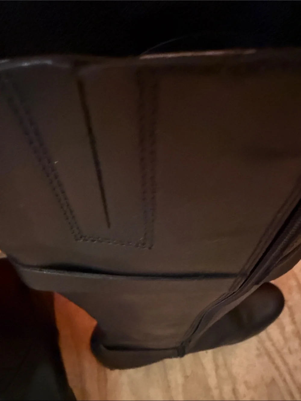 Classic Black Knee-High Women's Riding Boots